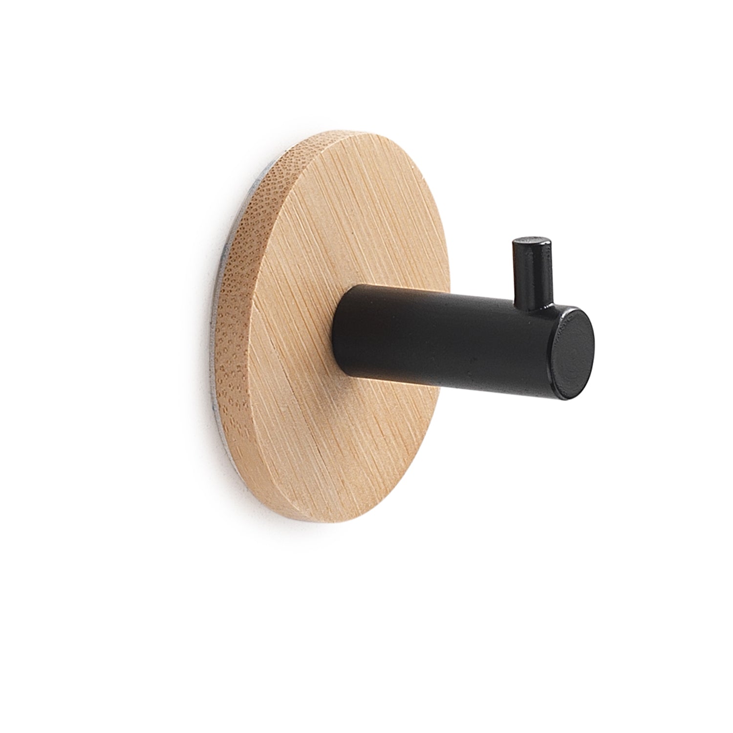 Appendiabiti singolo bambù e nero Juncos Gedy Appendiabiti singolo bambù e nero Juncos Gedy